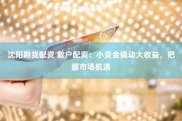 沈阳期货配资 散户配资：小资金撬动大收益，把握市场机遇